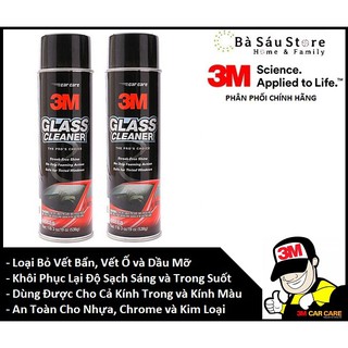Dung Dịch Vệ Sinh và Tẩy Ố Kính Xe Ô tô, Nhà Cửa 3M - 08888