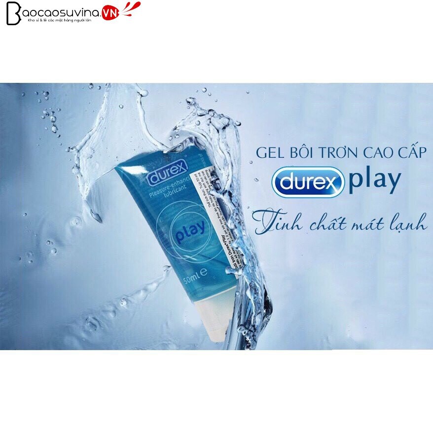 Gel bôi trơn Durex Play 50 ml, tăng cường khoái cảm, Chính Hãng