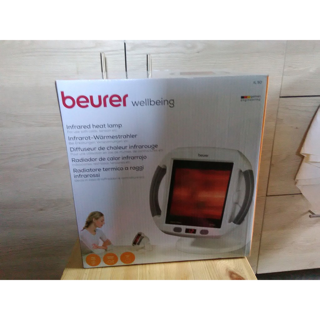 Đèn Hồng Ngoại Beurer IL50 trị liệu loại 300w bảo hành chính hãng 2 năm