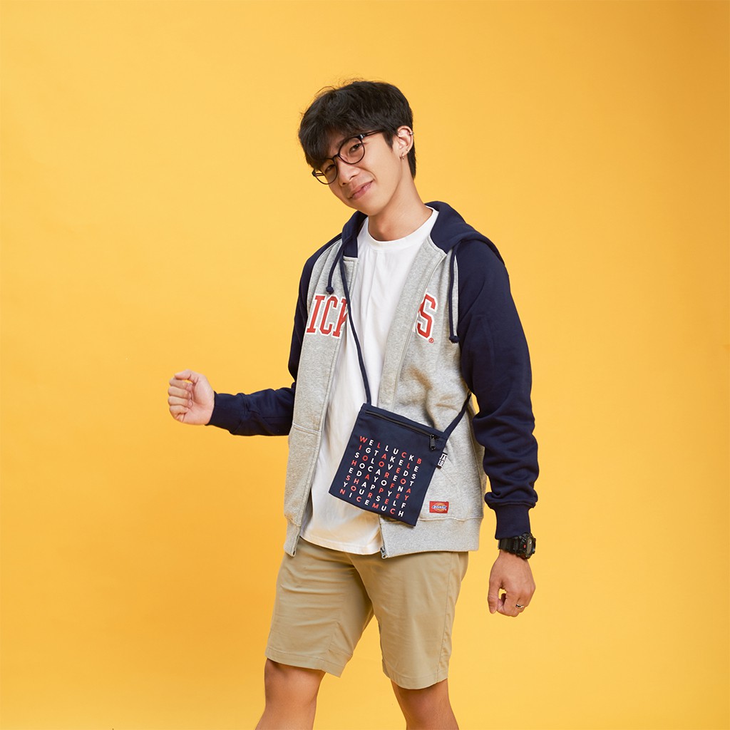 [LAST CHANCE] Jamlos Crossword Sling Bag Túi chéo vải canvas nhỏ gọn tiện dụng in ô chữ