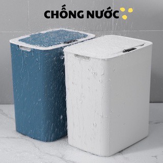 Thùng Rác Cảm Ứng Thông Minh Có Nắp Đóng Mở Tự Động Thùng Rác Cao Cấp (16L &amp; 14L) Loại Cắm Sạc Hiện Đại(HNS2)