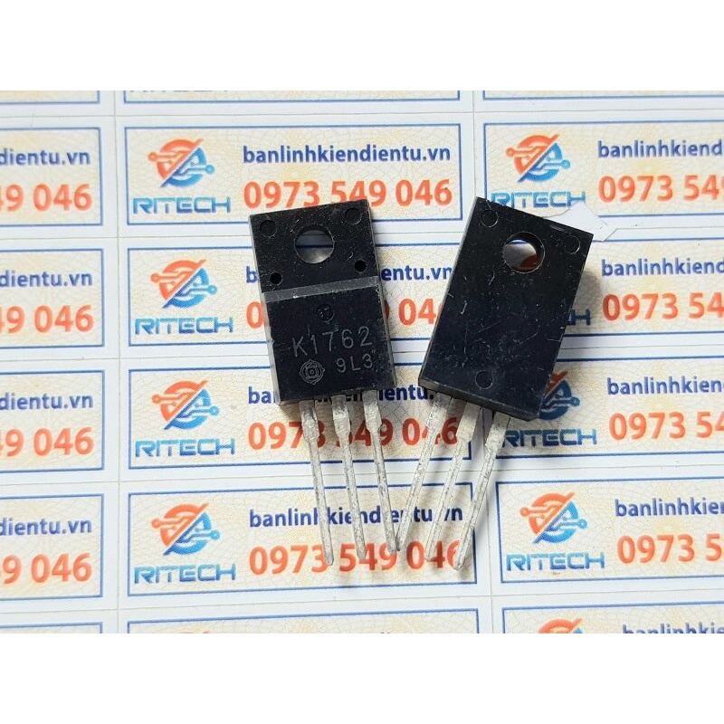 [Combo 3 con] K1762, 2SK1762 Mosfet Kênh-N 12A/250V TO-220