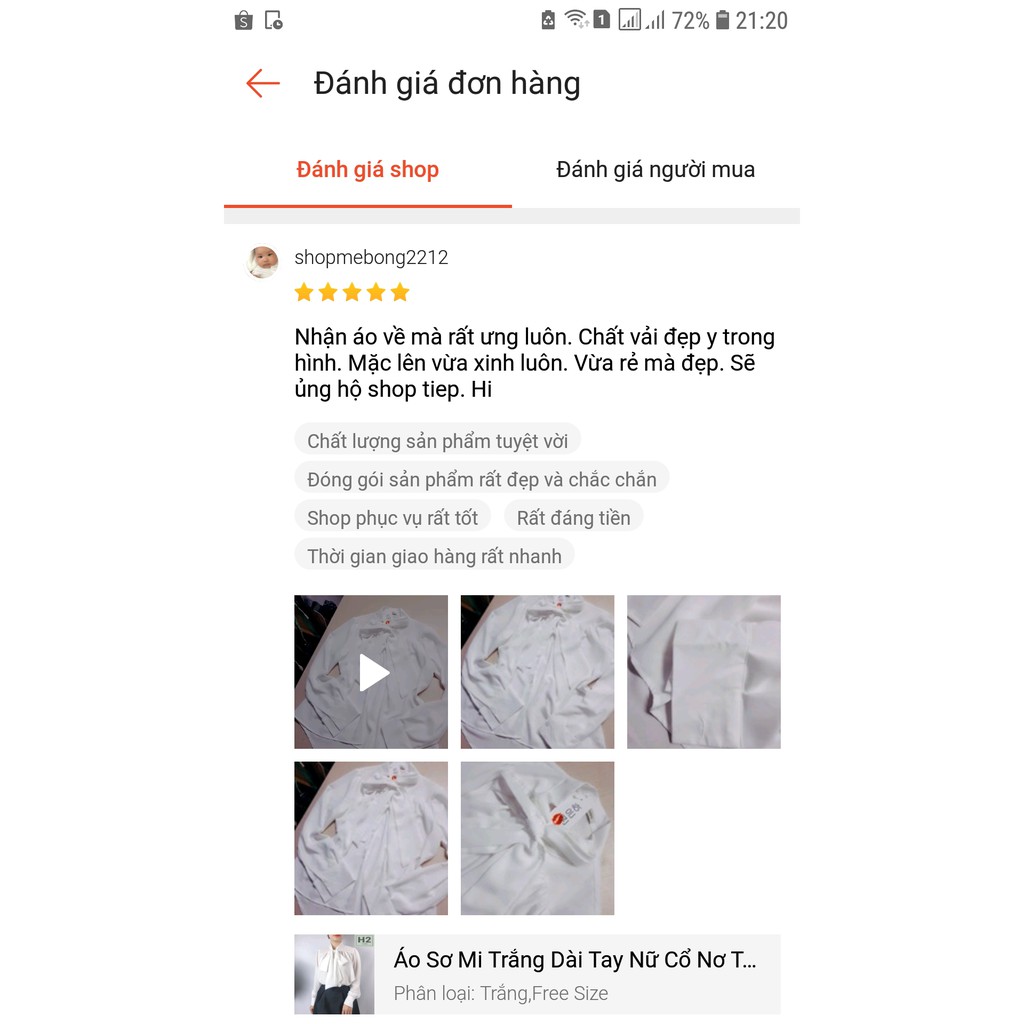 Áo Sơ Mi Trắng Dài Tay Nữ Cổ Nơ Tay Bồng Big Size H2 Store | BigBuy360 - bigbuy360.vn