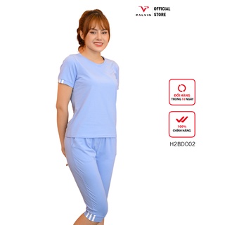 Đồ bộ kiểu mặc ở nhà đẹp PALVIN, đồ bộ thun nữ đẹp, co giãn 4 chiều - H2BDO02