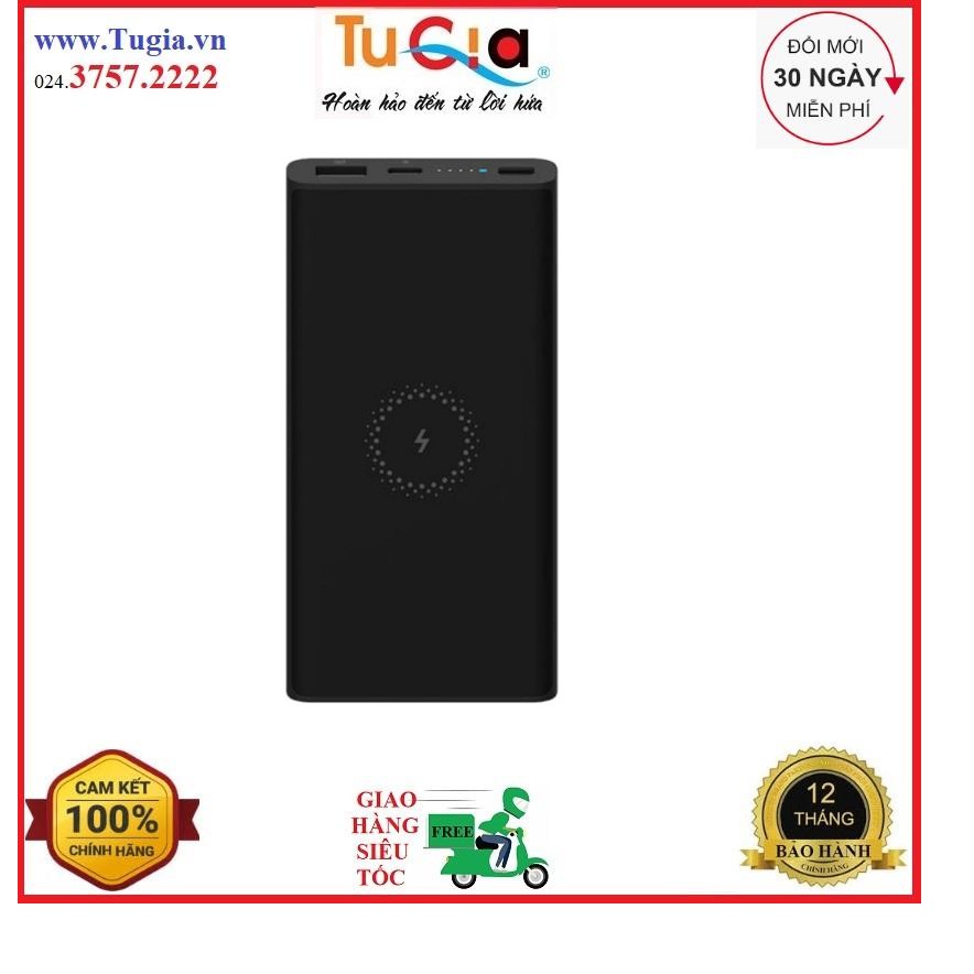 Sạc dự phòng Mi Power Bank 10000mAh Wireless   VXN4295GL  - hàng chính hãng