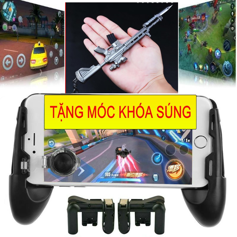 [tặng móc khóa súng pubg] tay cầm chơi game online
