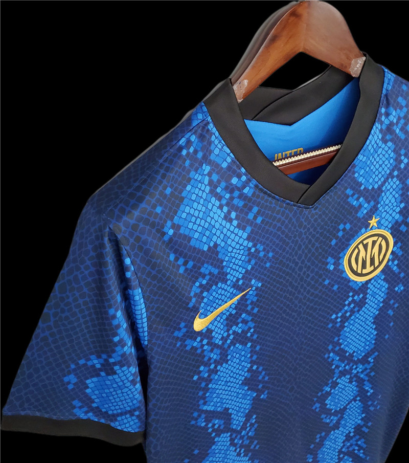 Áo Thun Bóng Đá Đội Tuyển Inter Milan 2021 / 2022 Size S-3Xl