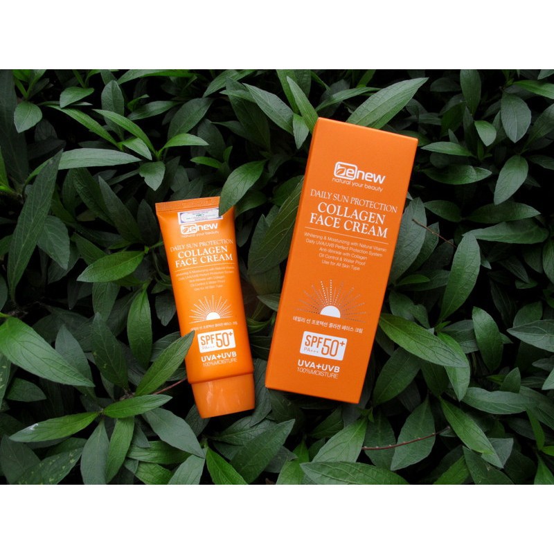 Combo 2 Tuýp Kem Chống Nắng Dưỡng Da Collagen Benew Cao Cấp Hàn Quốc ( 70ml/ Tuýp)