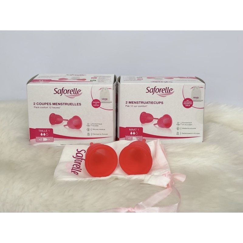 Cốc nguyệt san Saforelle các size
