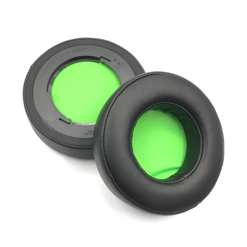 1 Cặp Mút Đệm Tai Nghe Bằng Da PU Hình Tròn Cho Kraken 7.1 Chroma V2