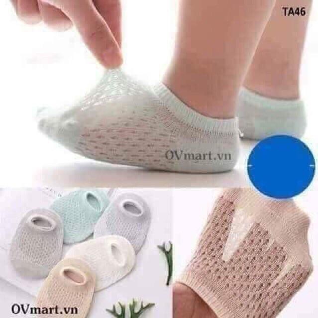 Set 5 Đôi Tất Thông Hơi Cho Bé Hàng Loại 1 (Túi Zíp)-