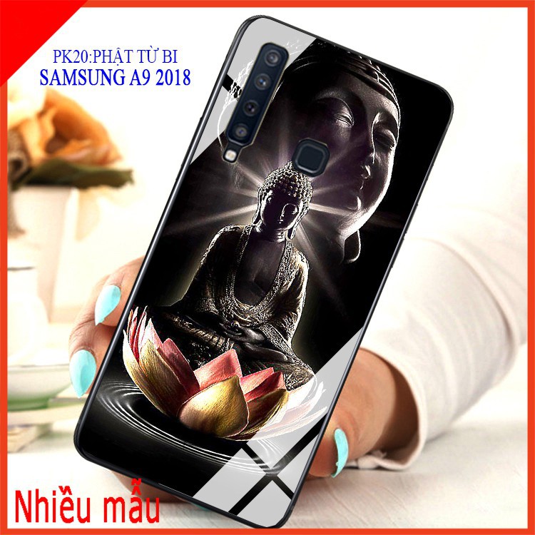 Ốp lưng mặt kính 3D SAMSUNG A9 2018, ốp điện thoại mặt kính 3d sang trọng, ảnh thật shop có cung cấp video ạ