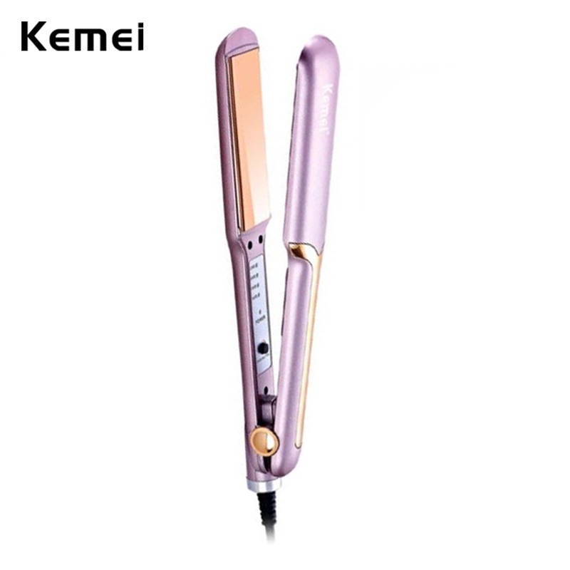 Máy kẹp duỗi và uốn tóc KEMEI KM-459 2 trong 1 chuyên dụng dành cho nữ