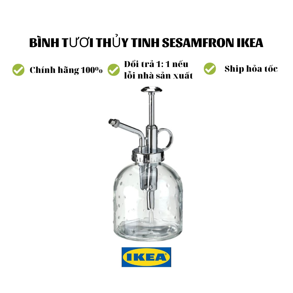Bình tưới thủy tinh SESAMFRON IKEA