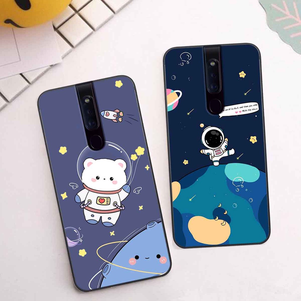 Ốp Oppo F11 / F11 Pro in hình vũ trụ, phi hành gia bầu trời cute dễ thương