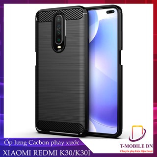 Ốp lưng Xiaomi Redmi K30 K30i Poco X2 🔥FREE SHIP🔥 Cacbon phay xước chống sốc chống vân tay