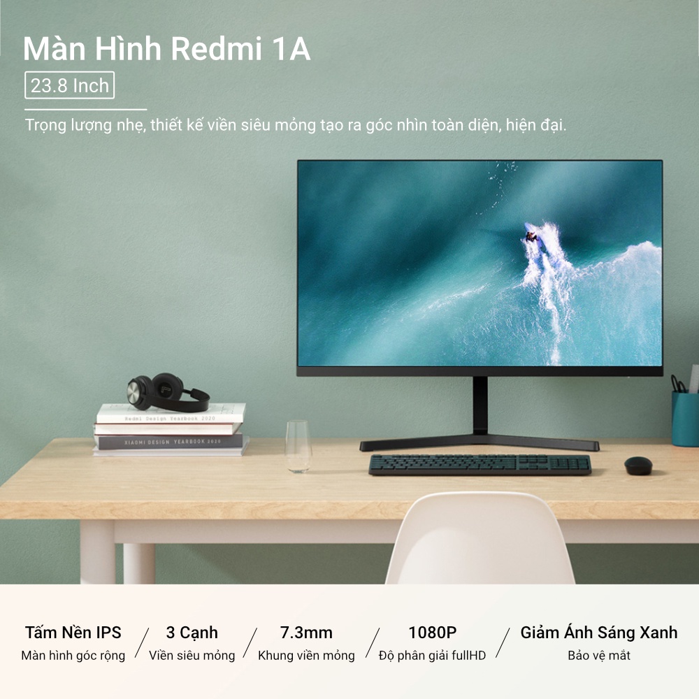 Màn Hình Máy Tính Xiaomi Redmi Desktop Monitor 1A 23.8&quot; Màn Hình PC[Hàng Chính Hãng]