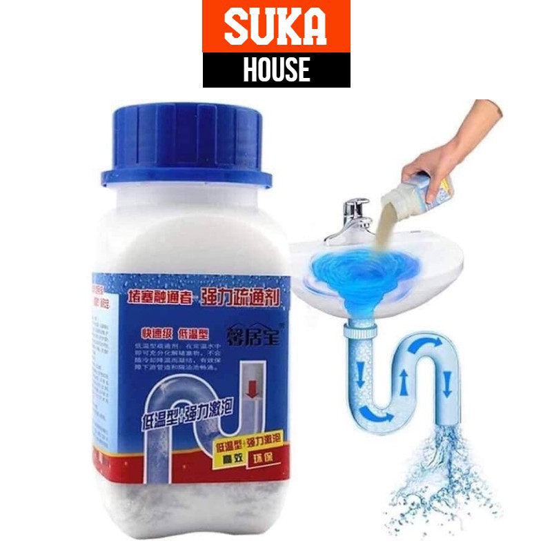 Bột Thông Cống Loại Lớn Cực Mạnh 268gram Thông Bồn Cầu S158