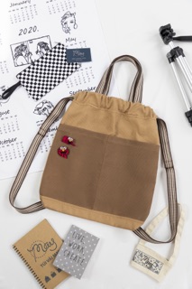 Balo Rút phối màu - May’s Tote Bag
