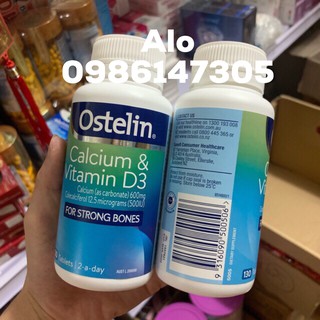 Viên canxi ostelin 130v_ ostelin vitamin d & calcium