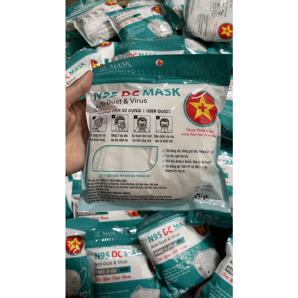 Khẩu trang N95 DC Mask  chính hãng giá siêu rẻ