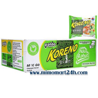 Mì Hàn Quốc Koreno 6 vị - Thùng 24 gói