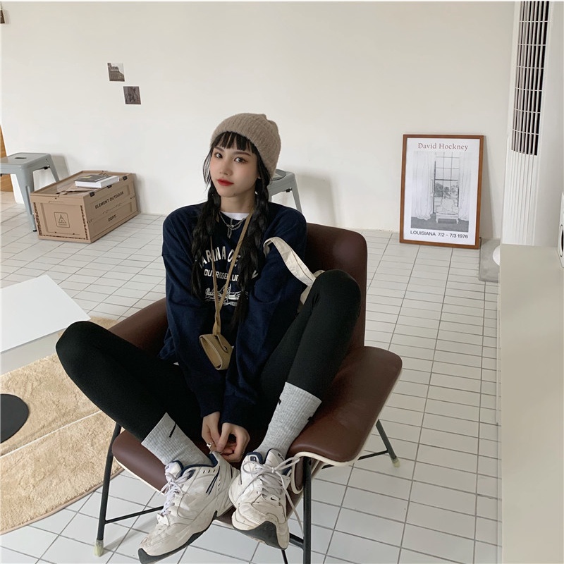 Xiaozhainv Quần legging tập yoga màu đen lưng cao ôm dáng thời trang dành cho nữ | BigBuy360 - bigbuy360.vn