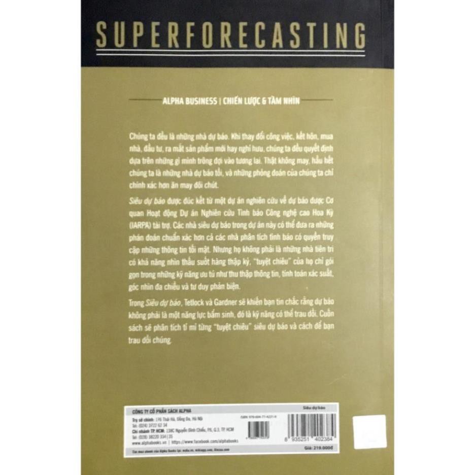 Sách Alphabooks - Siêu dự báo