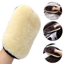 Bao tay rửa xe ô tô không gây trầy xước sơn găng tay lông cừu cọ rửa xe máy loại dày, mềm, thấm hút nước ĐNB