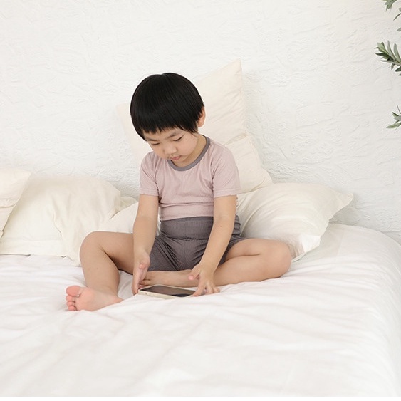 [MINKYMOM 2022] BỘ ĐỒ CỘC TAY CẠP CHUN THUN TĂM LẠNH MINKY MOM QUẢNG CHÂU CHO BÉ