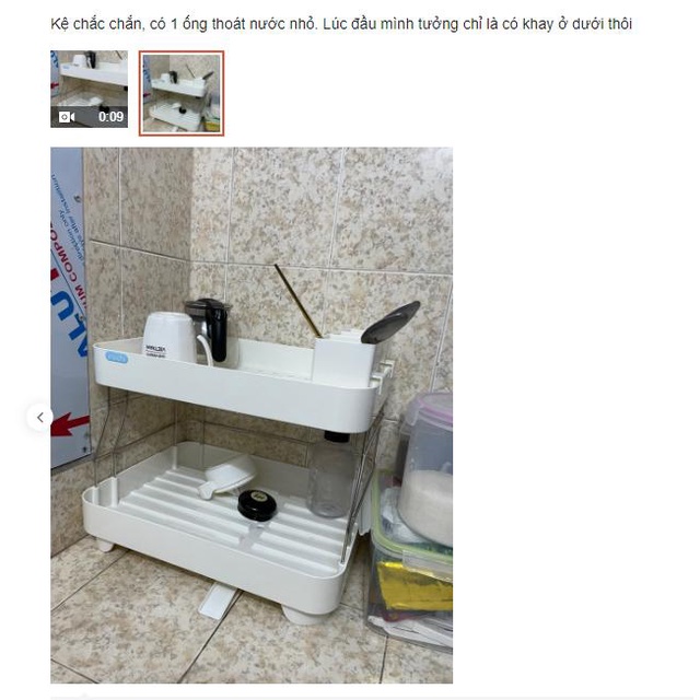 Kệ để bát đĩa Giá đựng chén đũa inox và nhựa cao cấp có khay thoát nước thông minh M13