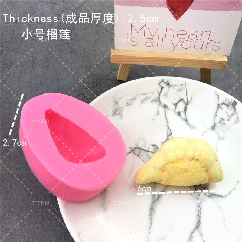 Khuôn silicone tạo hình trái cây 3d trang trí bánh