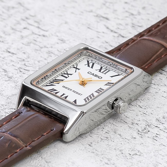 Đồng hồ nữ dây da Casio chính hãng Anh Khuê LTP-V007L-7B2UDF