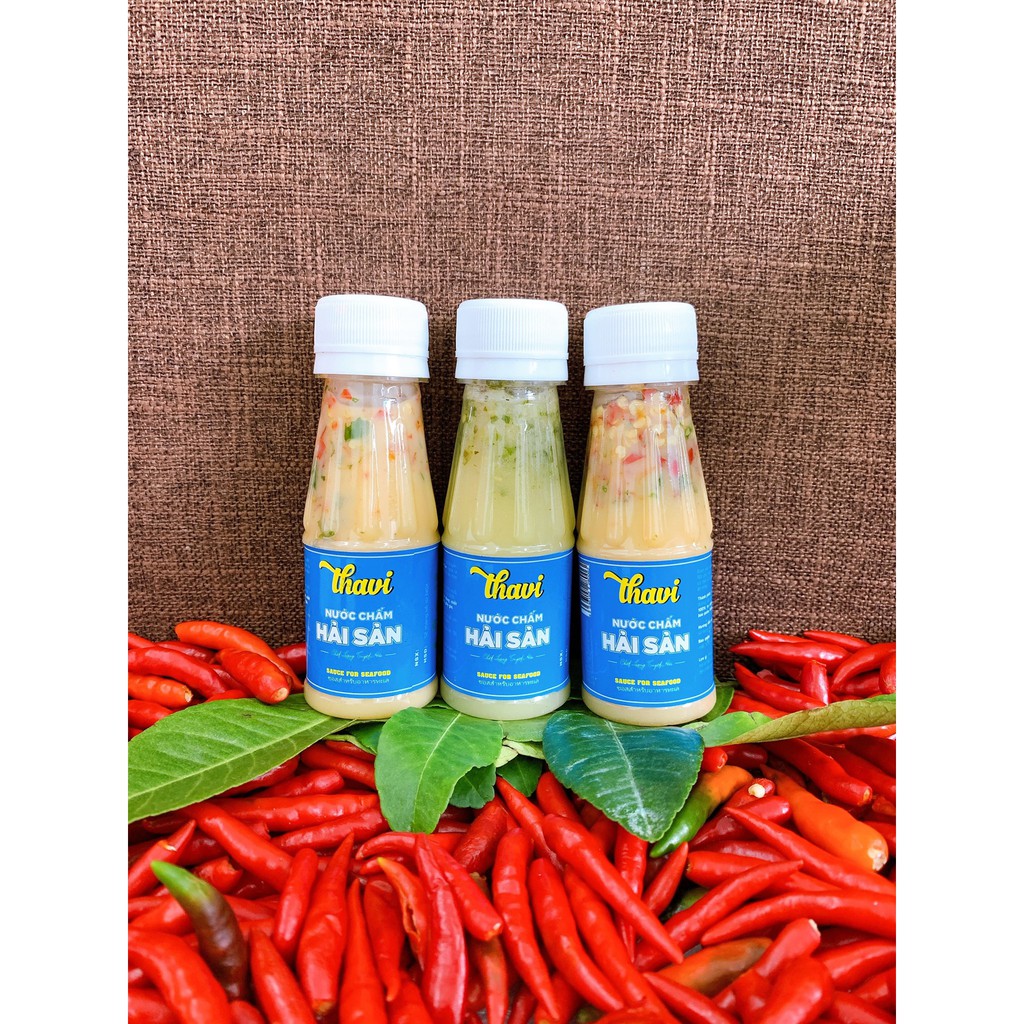 Combo 3 chai Nước chấm hải sản 100ml Thavi Vua Nước Chấm