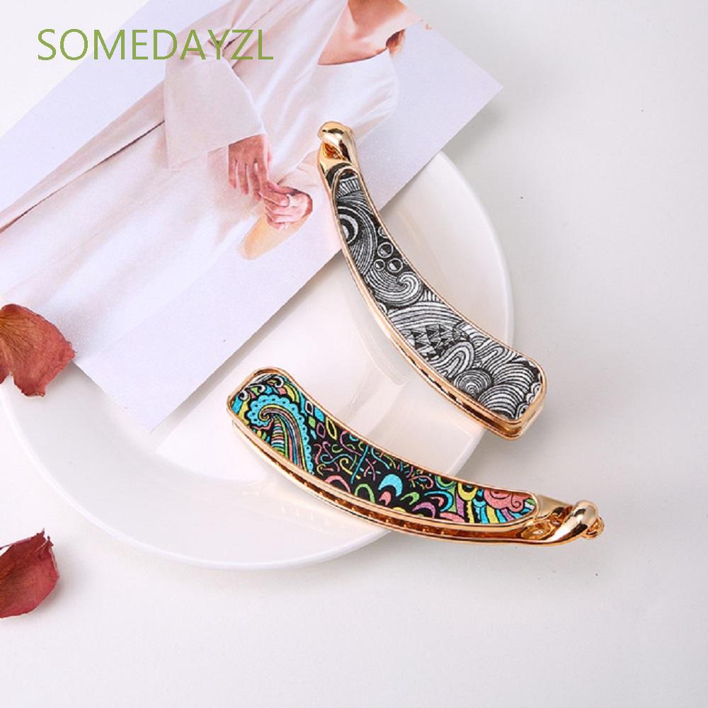 Kẹp Tóc Từ Nhựa Acrylic Họa Tiết Da Báo Thời Trang Cho Nữ