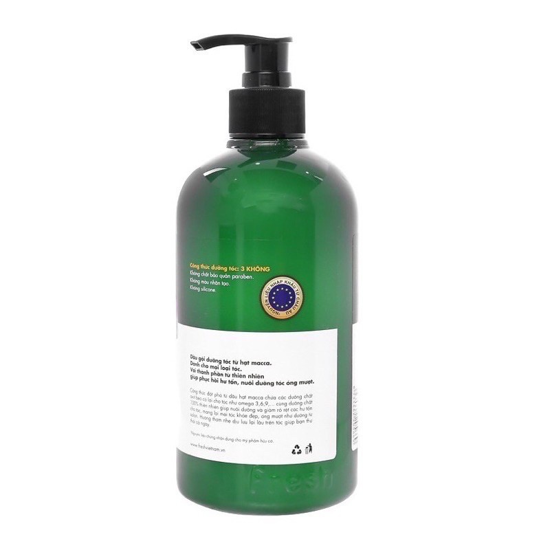 Dầu gội Fresh Organic từ hạt Macca/  tinh chất Tea tree 500ml | BigBuy360 - bigbuy360.vn