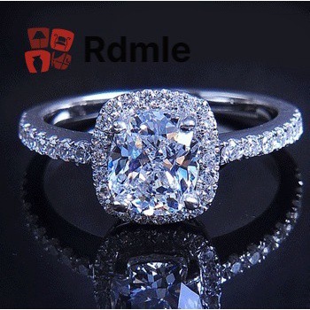 Nhẫn Bạc 925 Đính Đá Kim Cương Thời Trang 1.01ct Cho Nữ