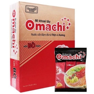 Thùng 30 Gói Mì Khoai Tây Omachi Xốt Bò Hầm