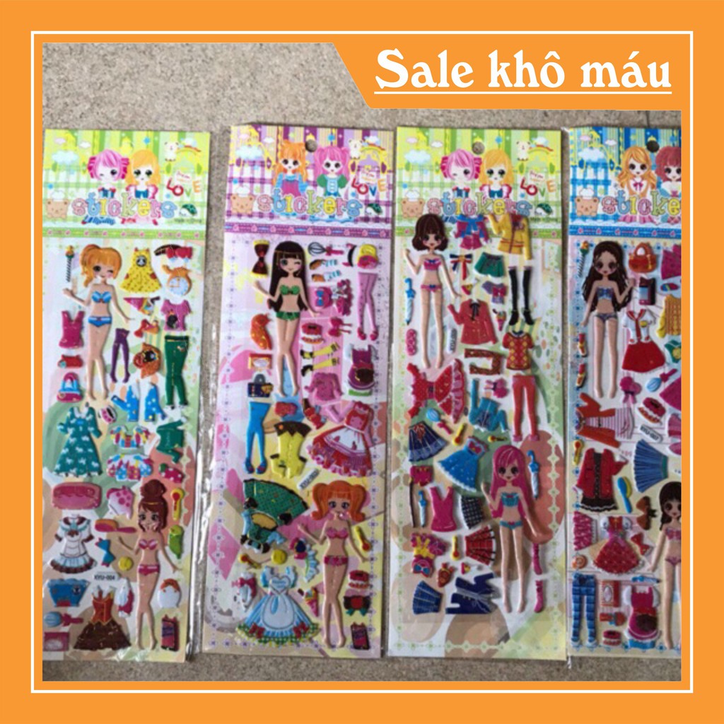 Sticker Dán thời trang (20 tờ)