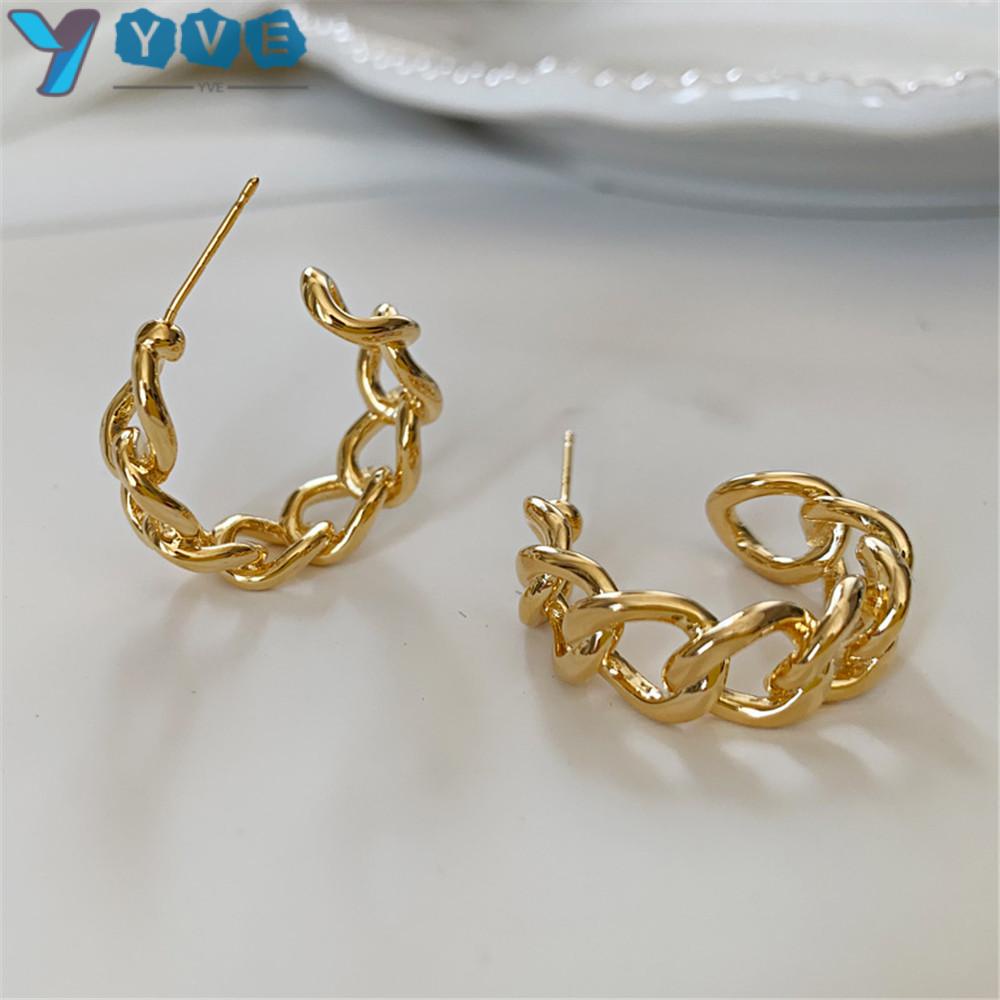 Hoa tai dạng vòng thời trang dành cho nữ tùy chọn màu sắc