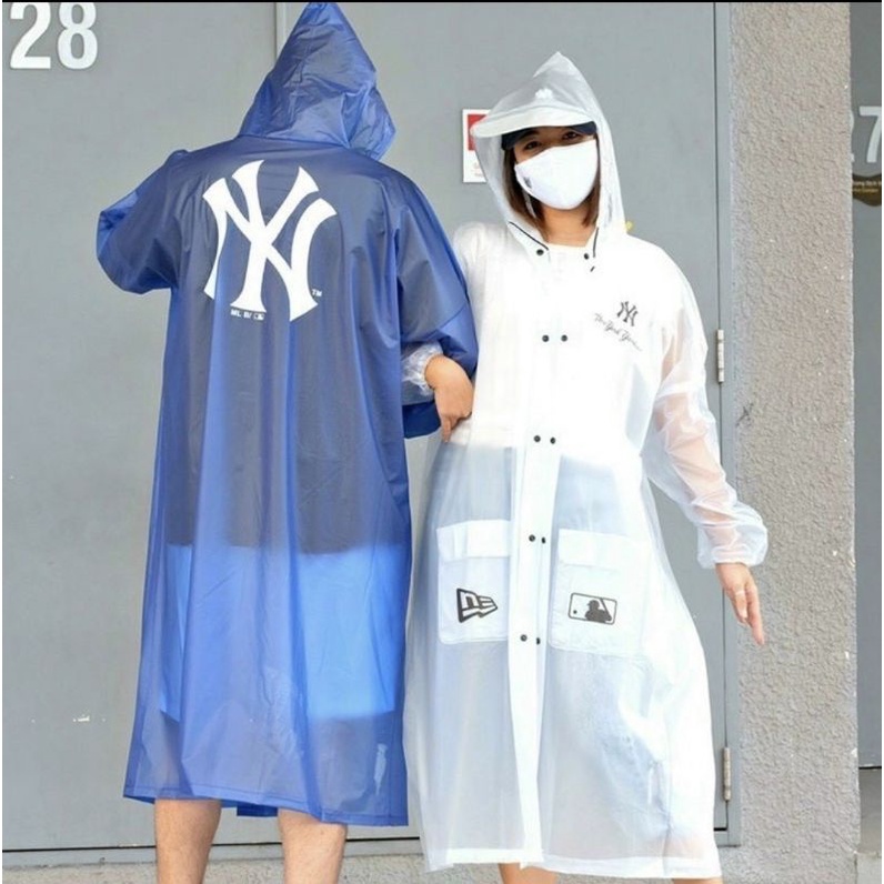 ÁO MƯA NY MĂNG TÔ UNISEX NEW YORK YANKEES_ CAO CẤP FREE SIZE chất dầy nhanh khô