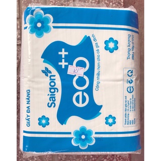 Combo 10 gói khăn giấy đa năng sài gòn eco ++ 2 lớp 450g - 144