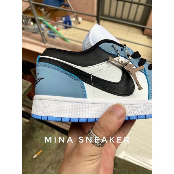 Jordan xanh dương low , giày jd1 xanh blue cổ thấp , Thể thao nam nữ sneaker