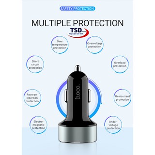 Củ Sạc Xe Hơi 2 Cổng Hoco Z26