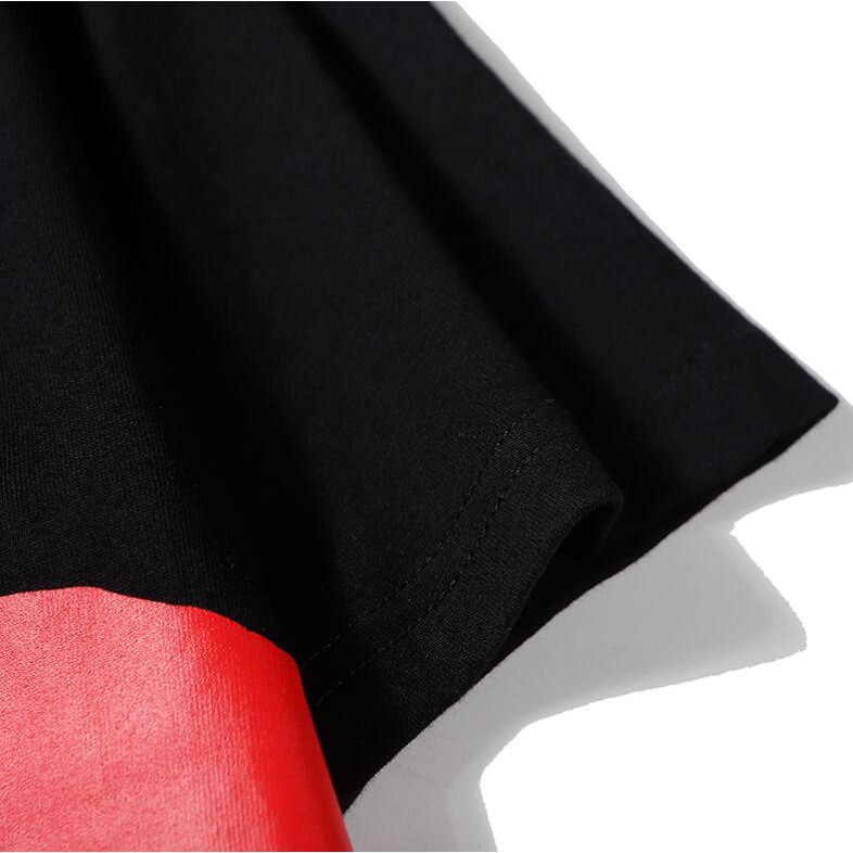 Áo thun tay ngắn chất cotton hoạ tiết in cho nam và nữ