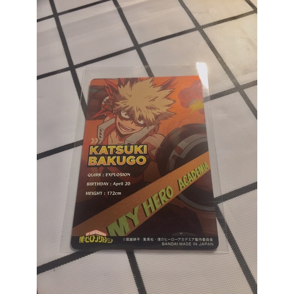 card bakugo katsuki