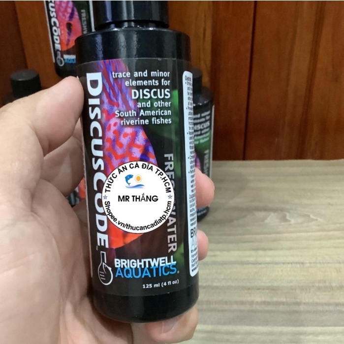 Brightwell Aquatics DiscusCode : Bổ sung khoáng chất cho các dòng cá Dĩa, Angelfishes,Hồng Y, Tetras