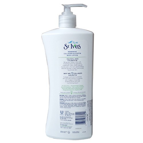 Dưỡng thể giữ ẩm cho da ST. IVES Trẻ Hóa Da Skin Renewing Collagen lotion 621ml