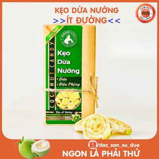 Kẹo dừa nướng dứa đậu phộng Cocofarm ít đường 300g - Đặc sản xứ dừa