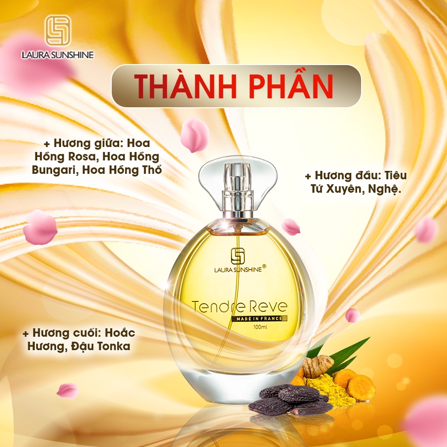 Nước hoa Laura Paris Sunshine Nhật Kim Anh, nữ 03 Laura Paris - Tendre Reve 100ml